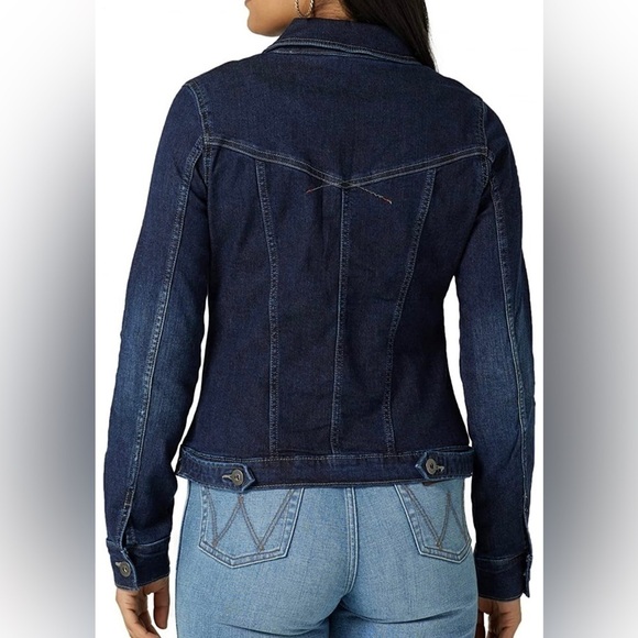 Womens Wrangler Stretch Denim Jacket S - Picture 3 of 3